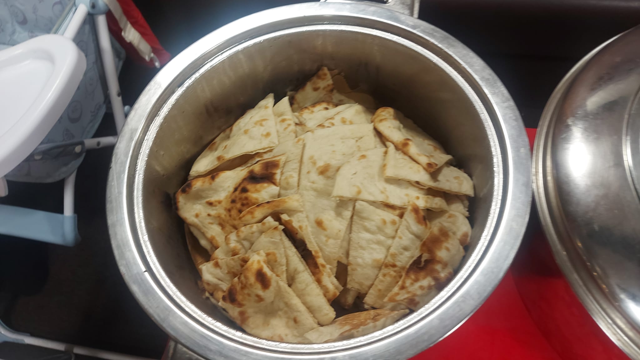 Indian buffet dishes