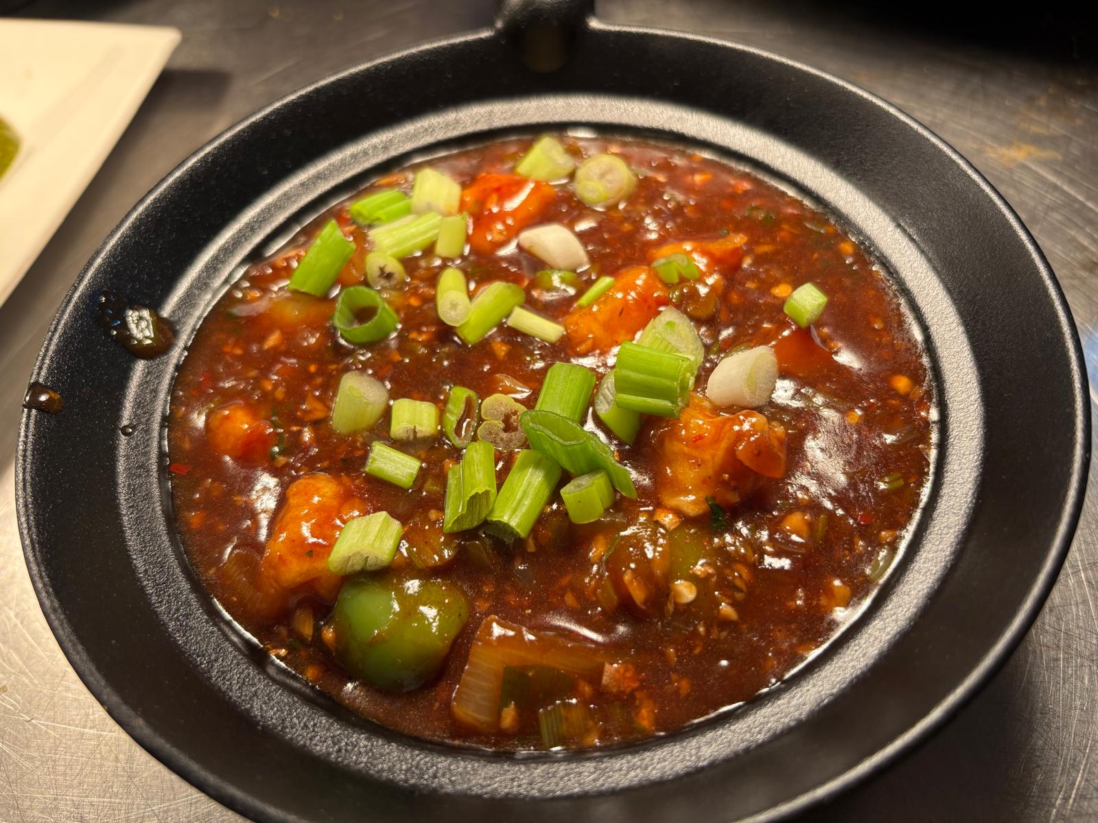 Chilli paneer at Lucknow Junction