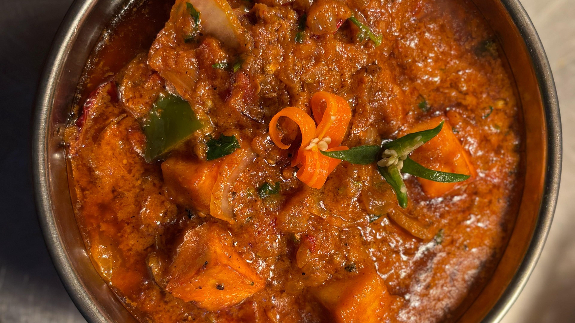 Paneer handi at Lucknow Junction